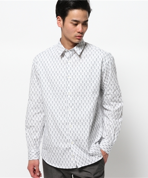 EDIFICE（エディフィス）の「◇MISTRAミストラル EX CHIMISEシャツ（シャツ/ブラウス・メンズ・ブルー/ホワイト/ネイビー・SMALL/LARGE/MEDIUM）」の9枚目の写真