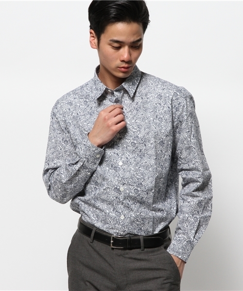 EDIFICE（エディフィス）の「◇MISTRAミストラル EX CHIMISEシャツ（シャツ/ブラウス・メンズ・ブルー/ホワイト/ネイビー・SMALL/LARGE/MEDIUM）」の21枚目の写真