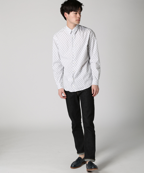 EDIFICE（エディフィス）の「◇MISTRAミストラル EX CHIMISEシャツ（シャツ/ブラウス・メンズ・ブルー/ホワイト/ネイビー・SMALL/LARGE/MEDIUM）」の22枚目の写真