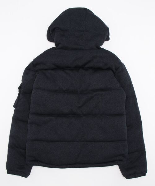Right-on(ライトオン)の「ニットフリース中綿パーカー(ダウンジャケット/コート・メンズ・ネイビー/グレー・XL/M/L)」の3枚目の写真