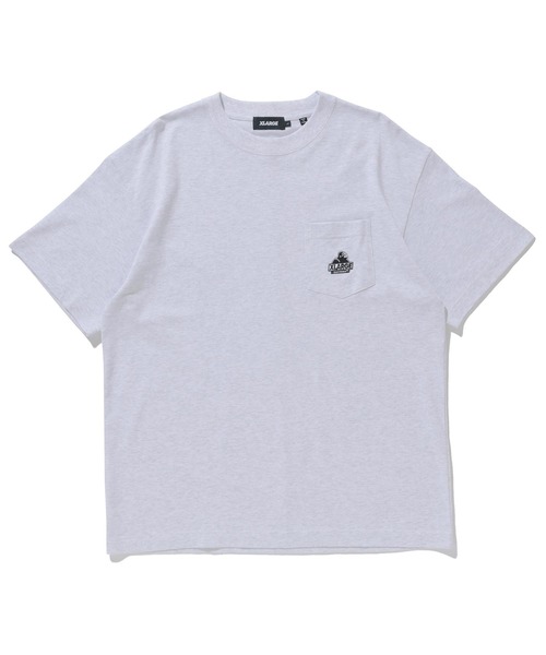 XLARGE（エクストララージ）の「MINI SLANTED OG LOGO S/S POCKET TEE（Tシャツ/カットソー・メンズ・グリーン/アッシュ/ホワイト/ネイビー/ブラック・XL/L/S/M）」の4枚目の写真