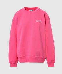GANNI ガニー ジェニ着用 ロゴスウェット トップス クロップド丈 M GANNI ガニー スウェットシャツ ISOLI OVERSIZED SWEATSHIRT