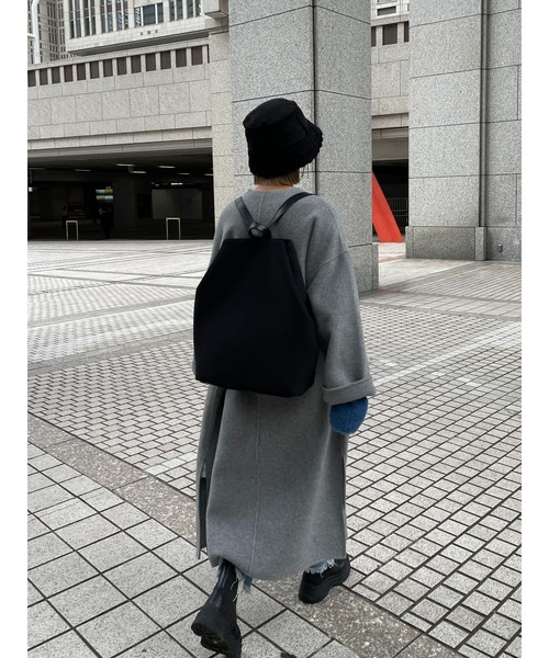 BLACK BY MOUSSY(ブラックバイマウジー)の「ruck sack(リュックサック)(バックパック/リュック・レディース・ブラック/ダークグレー/ライトベージュ・FREE)」の5枚目の写真