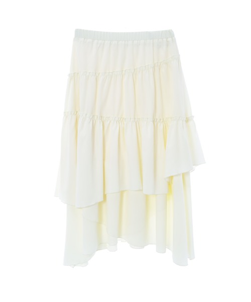 Edit Sheen（エディットシーン）の「ランダムティアードスカート（スカート・レディース・ホワイト/ブラック・M）」の18枚目の写真