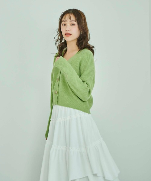 Edit Sheen（エディットシーン）の「ランダムティアードスカート（スカート・レディース・ホワイト/ブラック・M）」の17枚目の写真