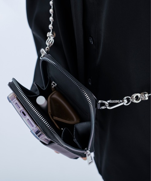 【新品タグ付き】Ellno Loset ２WAYシルバーバックルブルゾン Ellno Loset ブルゾン アウター 2WAYシルバーバックルブルゾン
