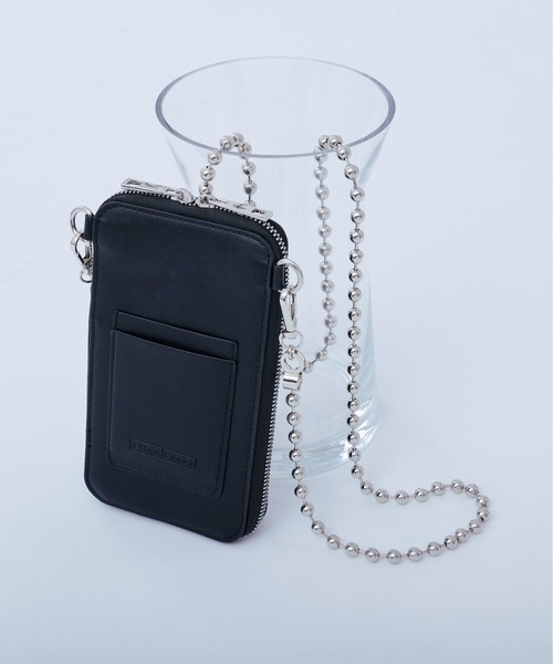 Ellno Loset（エルノロゼット）の「モバイルショルダーボールチェーンバッグ（ショルダーバッグ・メンズ・ブラック・FREE）」の9枚目の写真