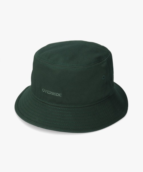 OVERRIDE（オーバーライド）の「OVERRIDE  OGC TWILL BUCKET HAT SG / オーバーライド（ハット・レディース・ブラック/ベージュ/グリーン/ホワイト/ブルー・58cm/60cm）」の4枚目の写真