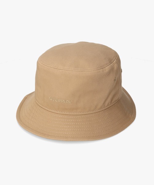 OVERRIDE（オーバーライド）の「OVERRIDE  OGC TWILL BUCKET HAT SG / オーバーライド（ハット・レディース・ブラック/ベージュ/グリーン/ホワイト/ブルー・58cm/60cm）」の7枚目の写真