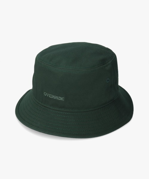 OVERRIDE（オーバーライド）の「OVERRIDE  OGC TWILL BUCKET HAT SG / オーバーライド（ハット・レディース・ブラック/ベージュ/グリーン/ホワイト/ブルー・58cm/60cm）」の9枚目の写真