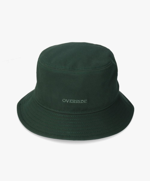OVERRIDE（オーバーライド）の「OVERRIDE  OGC TWILL BUCKET HAT SG / オーバーライド（ハット・レディース・ブラック/ベージュ/グリーン/ホワイト/ブルー・58cm/60cm）」の10枚目の写真