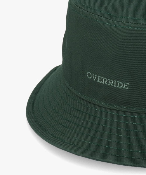 OVERRIDE（オーバーライド）の「OVERRIDE  OGC TWILL BUCKET HAT SG / オーバーライド（ハット・レディース・ブラック/ベージュ/グリーン/ホワイト/ブルー・58cm/60cm）」の16枚目の写真