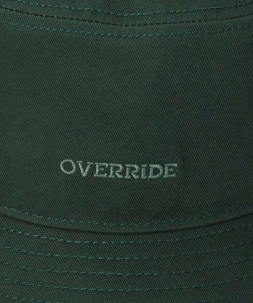 OVERRIDE（オーバーライド）の「OVERRIDE  OGC TWILL BUCKET HAT SG / オーバーライド（ハット・レディース・ブラック/ベージュ/グリーン/ホワイト/ブルー・58cm/60cm）」の17枚目の写真