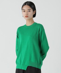 ZUCCAニットチューブトップ M-CLARKSVILLEX-C Rib-knit tube top with Oval D｜ブルー