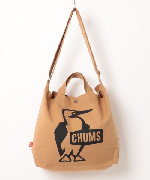 CHUMS（チャムス）の「【CHUMS/チャムス】 Boody Canvas Shoulder（ショルダーバッグ・メンズ・ホワイト/ブラック/レッド/グリーン系その他/ブラック×ホワイト/ミント/ブラウン・FREE）」の4枚目の写真