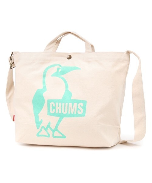 CHUMS（チャムス）の「【CHUMS/チャムス】 Boody Canvas Shoulder（ショルダーバッグ・メンズ・ホワイト/ブラック/レッド/グリーン系その他/ブラック×ホワイト/ミント/ブラウン・FREE）」の6枚目の写真
