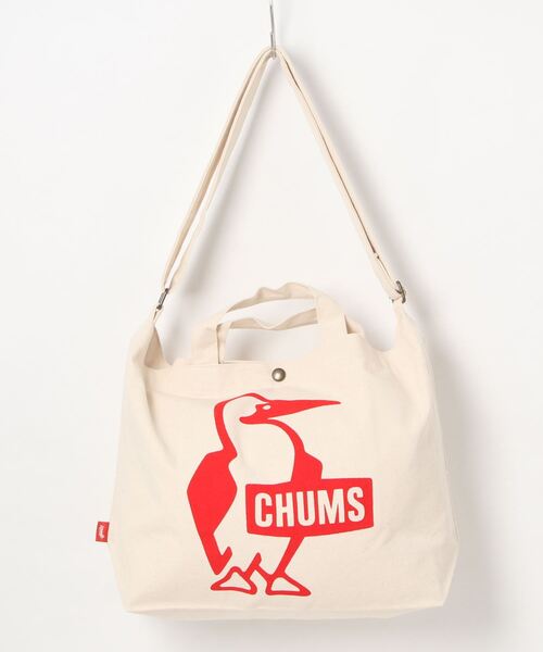 CHUMS（チャムス）の「【CHUMS/チャムス】 Boody Canvas Shoulder（ショルダーバッグ・メンズ・ホワイト/ブラック/レッド/グリーン系その他/ブラック×ホワイト/ミント/ブラウン・FREE）」の19枚目の写真