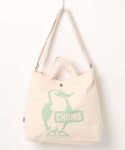 CHUMS（チャムス）の「【CHUMS/チャムス】 Boody Canvas Shoulder（ショルダーバッグ・メンズ・ホワイト/ブラック/レッド/グリーン系その他/ブラック×ホワイト/ミント/ブラウン・FREE）」の20枚目の写真