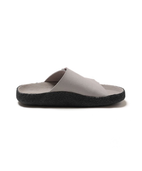 ATTACHMENT(アタッチメント)の「シンセティックスエード レザーサンダル / SYNTHETIC SUEDE LEATHER SANDAL(サンダル・メンズ・ライトグレー/ベージュ・41/42/43)」の4枚目の写真