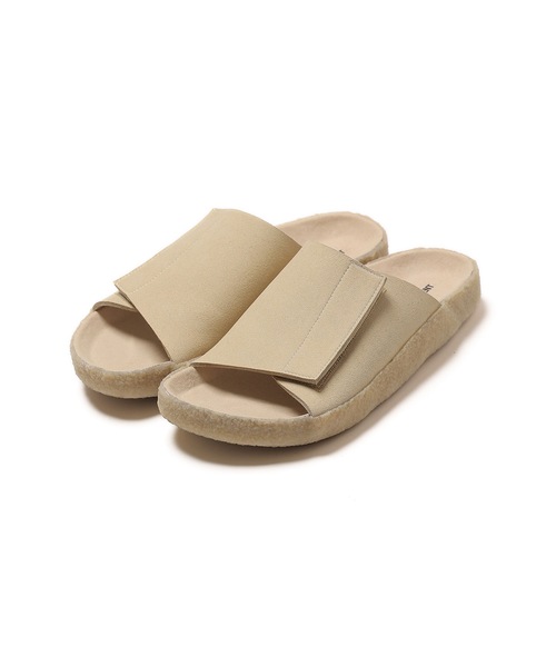 ATTACHMENT(アタッチメント)の「シンセティックスエード レザーサンダル / SYNTHETIC SUEDE LEATHER SANDAL(サンダル・メンズ・ライトグレー/ベージュ・41/42/43)」の6枚目の写真