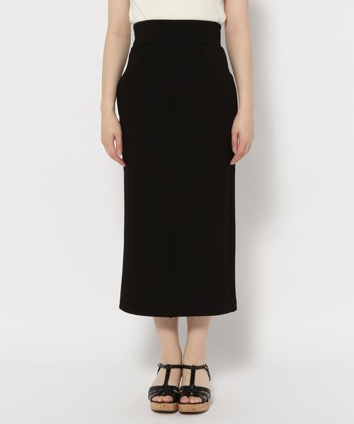 mysty woman（ミスティウーマン）の「【黒田真友香コラボ】スリットナロースカート 190966（スカート・レディース・ブラック/ピンクベージュ/オフホワイト・MEDIUM/LARGE）」の11枚目の写真