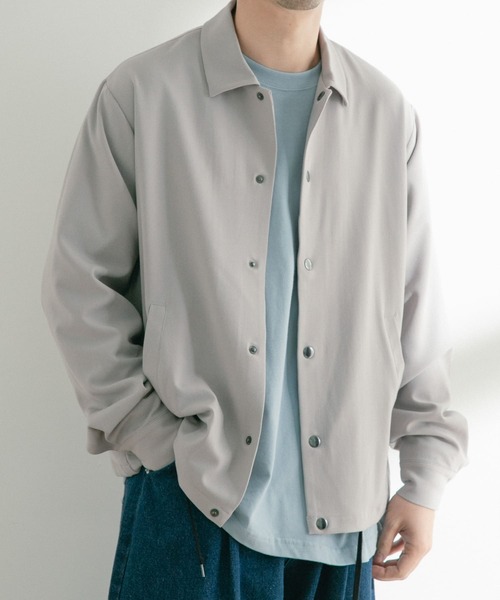 ITEMS URBANRESEARCH(アイテムズ アーバンリサーチ)の「総裏TRコーチジャケット(ブルゾン・メンズ・ブラック/ライトグレー/ベージュ・MEDIUM/LARGE)」の11枚目の写真