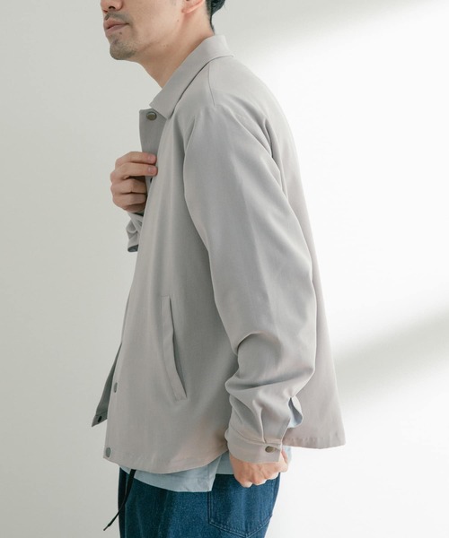 ITEMS URBANRESEARCH(アイテムズ アーバンリサーチ)の「総裏TRコーチジャケット(ブルゾン・メンズ・ブラック/ライトグレー/ベージュ・MEDIUM/LARGE)」の12枚目の写真