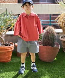 PAIRMANON STREET | 【PAIRMANON STREET】【プレミアムコットン100】ポロシャツ半袖異素材ショートパンツセットアップ(セットアップ)