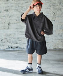 PAIRMANON STREET | 【PAIRMANON STREET】【プレミアムコットン100】ポロシャツ半袖異素材ショートパンツセットアップ(セットアップ)