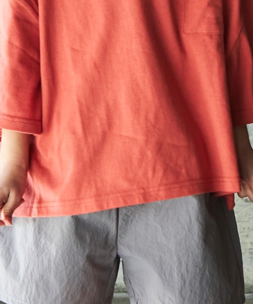 PAIRMANON STREET（ペアマノンストリート）の「【PAIRMANON STREET】【プレミアムコットン100】ポロシャツ半袖異素材ショートパンツセットアップ（セットアップ・キッズ・ブラック/レッド/グリーン/ライトベージュ・90/100/110/120/130/140/150）」の6枚目の写真