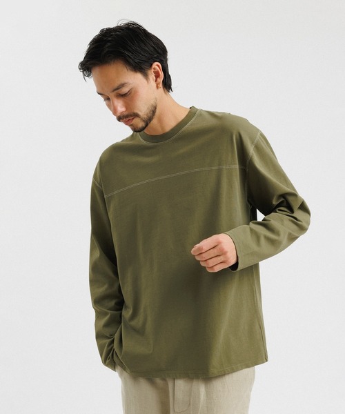 【セール】Varsity Relaxed LS Tee（Tシャツ/カットソー）｜Saturdays NYC（サタデーズ ニューヨークシティ ）