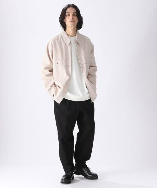 niko and...（ニコアンド）の「カルゼジップブルゾン（ブルゾン・メンズ・ブラック/アイボリー/その他1・LARGE/MEDIUM）」の14枚目の写真