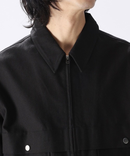 niko and...（ニコアンド）の「カルゼジップブルゾン（ブルゾン・メンズ・ブラック/アイボリー/その他1・LARGE/MEDIUM）」の19枚目の写真