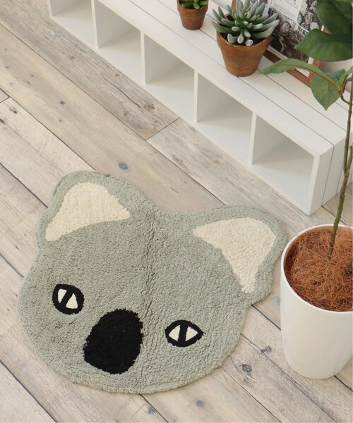 セール】アニマルフェイス ミニマット（ラグ/マット）｜LBC（エル