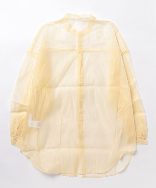 Isn't She?（イズントシー）の「オーガンジーバンドカラーシャツ｜steady.掲載（シャツ/ブラウス・レディース・アイボリー・FREE）」の8枚目の写真