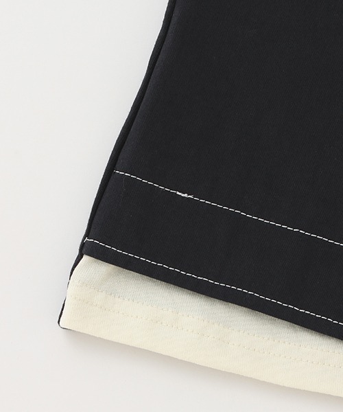 petit main(プティマイン)の「ベスト風ドッキング長袖Tシャツ(Tシャツ/カットソー・キッズ・ブラック/アイボリー・130cm/120cm/80cm/100cm/90cm/110cm)」の12枚目の写真