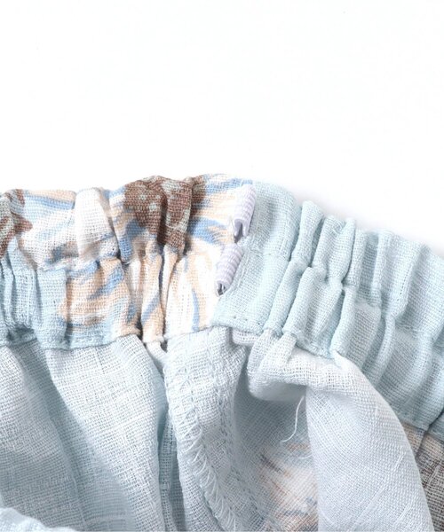 apres les cours（アプレレクール）の「【GIRLS甚平/5柄展開】あぷれのはんなり甚平（浴衣・キッズ・サックスブルー/ラベンダー/ピンク/イエロー/レッド・100/110/120/130/80/90）」の7枚目の写真