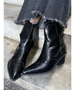 UNISEX》【SPECIAL SHOES FACTORY COLLABORATION】Zip Heel Boots Made