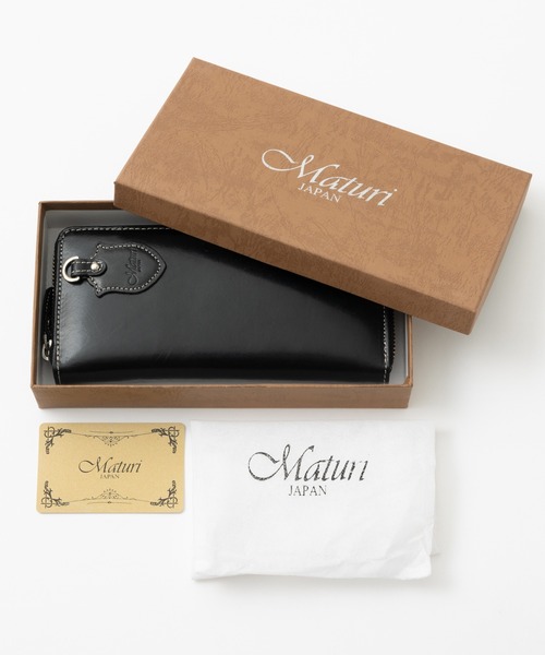 Maine イタリアレザー　革 プッチーニ イタリアンレザー 長財布 本革（財布）｜Maturi