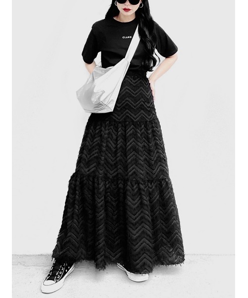 LVEU.（ラブユ.）の「【LVEU.】スクエアワンショルダーバッグ(Ai select) / バッグ 鞄 BAG ショルダー ワンショルダー スクエア 合皮  合皮 ブラック シルバー（ショルダーバッグ・レディース・シルバー/ブラック・FREE）」の18枚目の写真