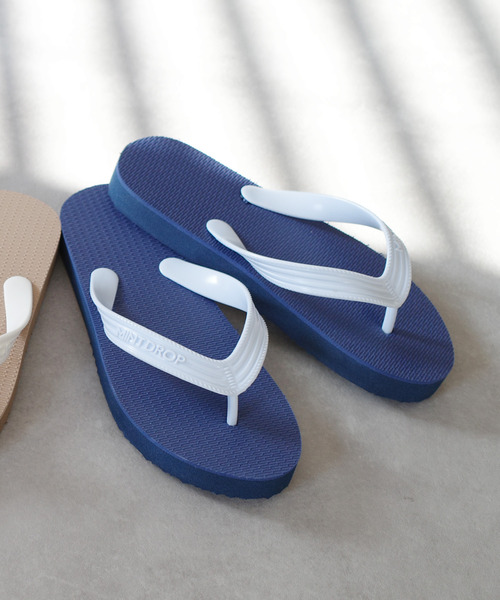 AmiAmi(アミアミ)の「ビーチサンダル/トングサンダル(サンダル・レディース・ライラック/イエロー/ブルー/ベージュ/ブラック/グレー・23/27/24/25/21/26)」の4枚目の写真