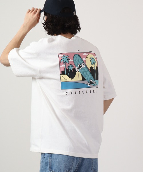 FUNALIVE(ファンアライブ)の「ヘビーウェイトオーバーサイズプリントTEE 半袖(Tシャツ/カットソー・メンズ・ベージュ系その他2/ネイビー/ホワイト系その他4/ブラック系その他3/ホワイト系その他6/ホワイト系その他5/ブラック系その他/ベージュ系その他/ホワイト系その他2/ブラック系その他2/ホワイト系その他3/ホワイト系その他・M/L)」の6枚目の写真