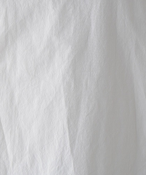 studio CLIP（スタディオクリップ）の「《Natural by CLIP》ハイカウントコットンプルオーバー（シャツ/ブラウス・レディース・ピンク/オフホワイト・FREE）」の4枚目の写真