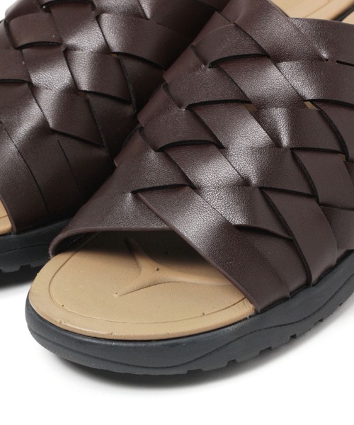 GLOBAL WORK（グローバルワーク）の「らくごこちライトサンダル/メッシュ/183417（サンダル・メンズ・ダークブラウン/ブラック・MEDIUM/LARGE）」の11枚目の写真