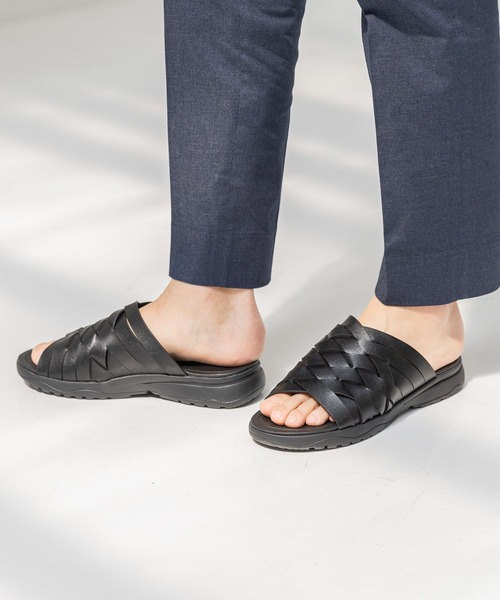 GLOBAL WORK（グローバルワーク）の「らくごこちライトサンダル/メッシュ/183417（サンダル・メンズ・ダークブラウン/ブラック・MEDIUM/LARGE）」の19枚目の写真