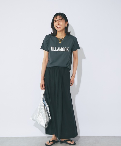 RIVE DROITE(リヴドロワ)の「2枚セット/パックTシャツ(Tシャツ/カットソー・レディース・ホワイト/チャコールグレー・FREE)」の14枚目の写真