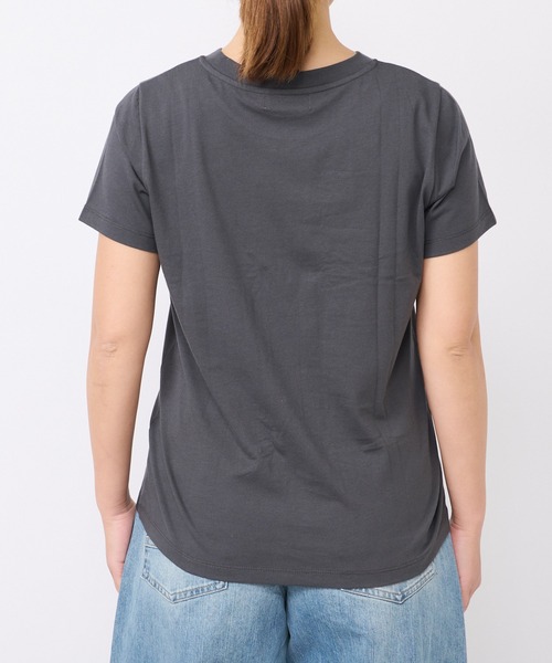 RIVE DROITE(リヴドロワ)の「2枚セット/パックTシャツ(Tシャツ/カットソー・レディース・ホワイト/チャコールグレー・FREE)」の18枚目の写真