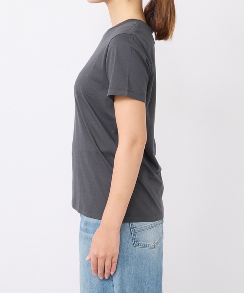 RIVE DROITE(リヴドロワ)の「2枚セット/パックTシャツ(Tシャツ/カットソー・レディース・ホワイト/チャコールグレー・FREE)」の20枚目の写真