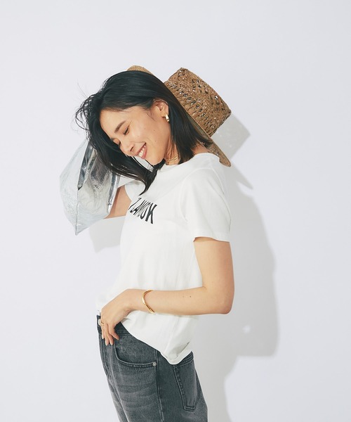 RIVE DROITE(リヴドロワ)の「2枚セット/パックTシャツ(Tシャツ/カットソー・レディース・ホワイト/チャコールグレー・FREE)」の12枚目の写真