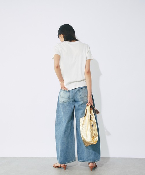 RIVE DROITE(リヴドロワ)の「2枚セット/パックTシャツ(Tシャツ/カットソー・レディース・ホワイト/チャコールグレー・FREE)」の17枚目の写真